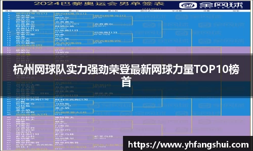杭州网球队实力强劲荣登最新网球力量TOP10榜首