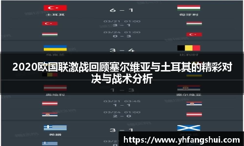 2020欧国联激战回顾塞尔维亚与土耳其的精彩对决与战术分析