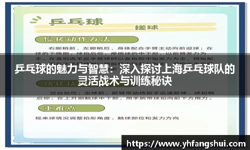 乒乓球的魅力与智慧：深入探讨上海乒乓球队的灵活战术与训练秘诀