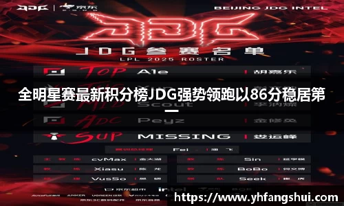 全明星赛最新积分榜JDG强势领跑以86分稳居第一