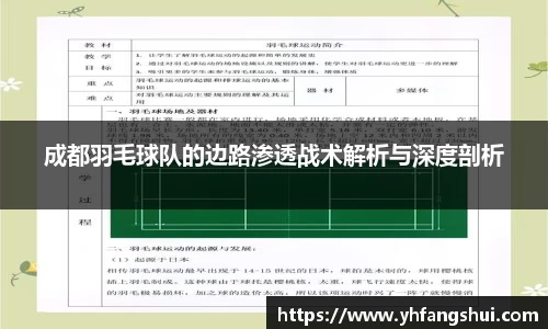 成都羽毛球队的边路渗透战术解析与深度剖析